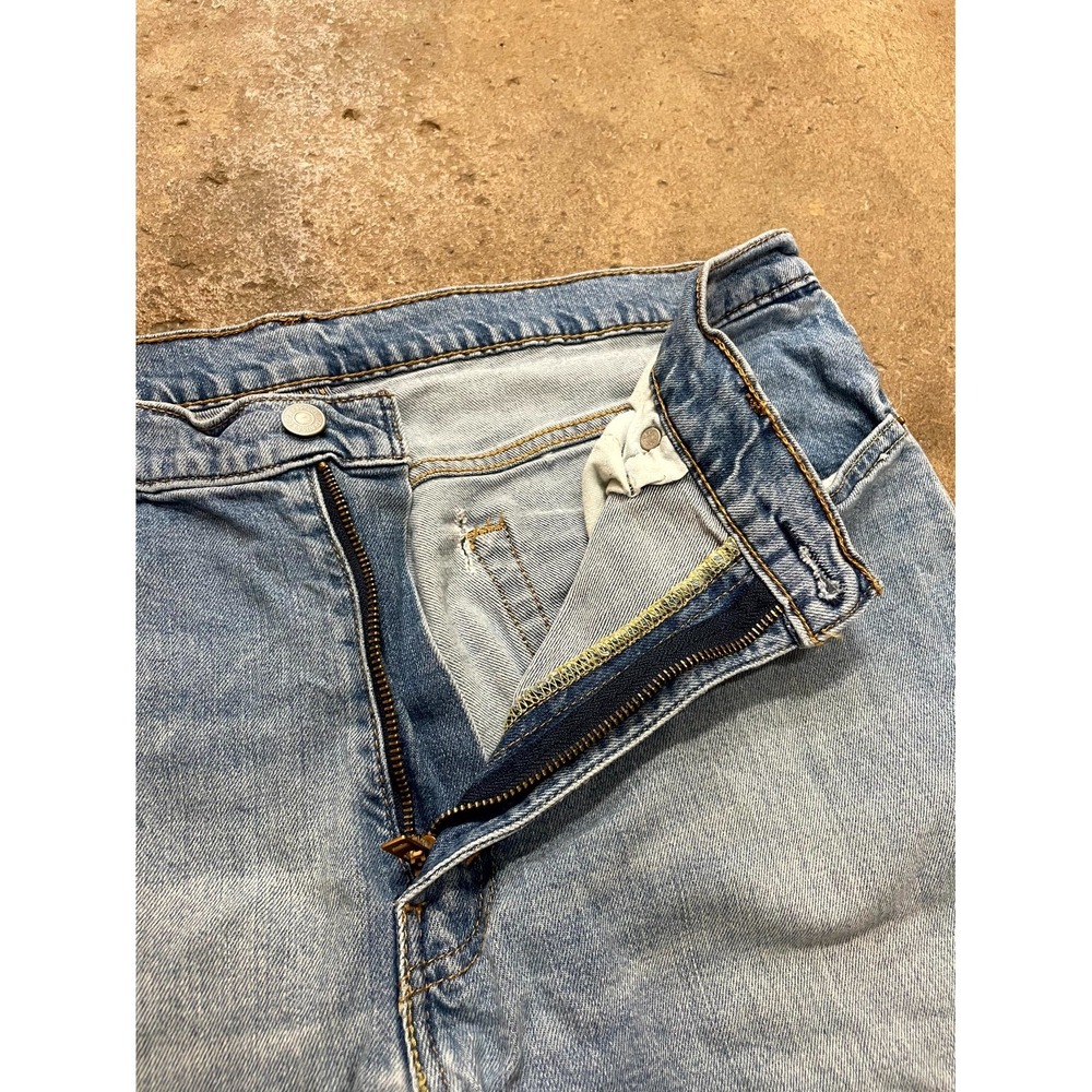 Levi's 513 Slim Straight Fit Jeans Mens 36x32 Blue Denim Cotton Stretch Mid Rise - Picture 6 of 16